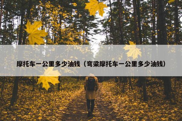 摩托车一公里多少油钱（弯梁摩托车一公里多少油钱）