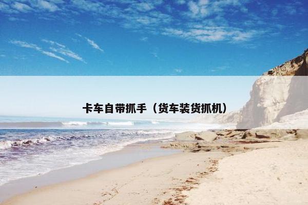 卡车自带抓手（货车装货抓机）