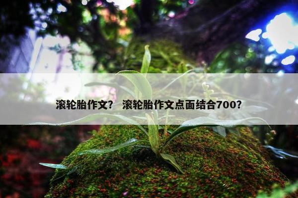 滚轮胎作文？ 滚轮胎作文点面结合700？