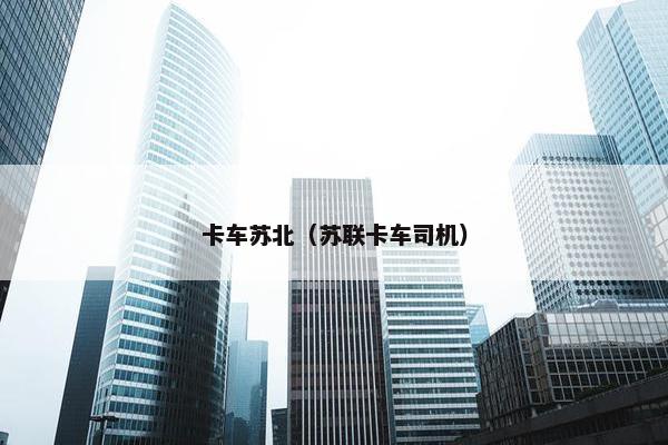卡车苏北（苏联卡车司机）