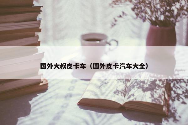 国外大叔皮卡车（国外皮卡汽车大全）