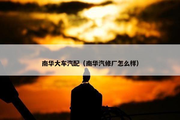 南华大车汽配（南华汽修厂怎么样）