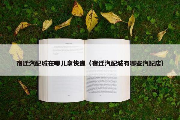宿迁汽配城在哪儿拿快递（宿迁汽配城有哪些汽配店）