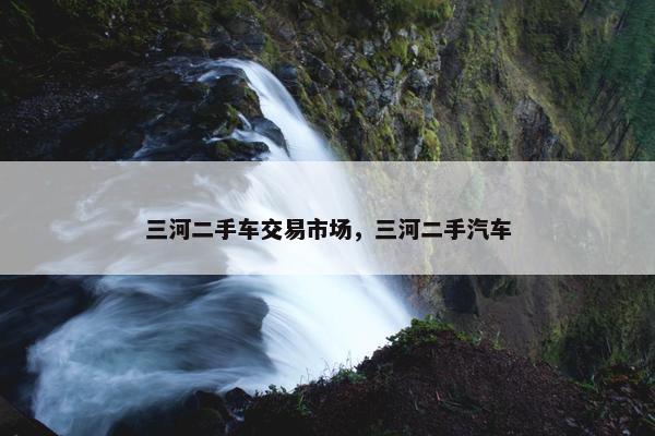 三河二手车交易市场，三河二手汽车