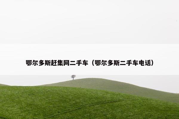 鄂尔多斯赶集网二手车（鄂尔多斯二手车电话）
