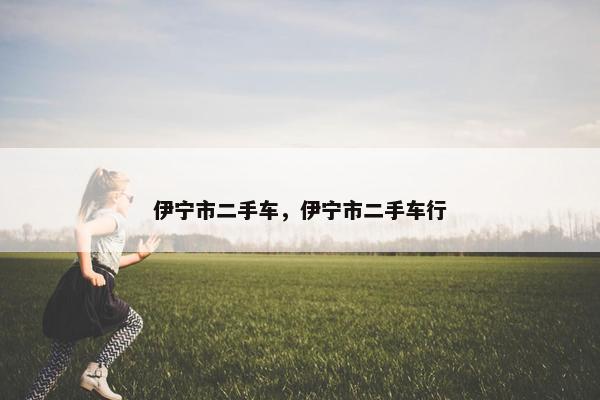 伊宁市二手车，伊宁市二手车行