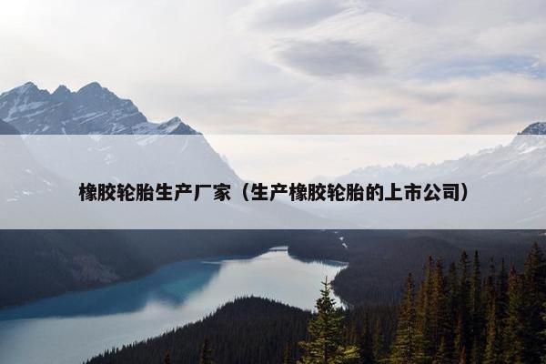 橡胶轮胎生产厂家（生产橡胶轮胎的上市公司）
