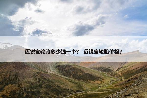 迈锐宝轮胎多少钱一个？ 迈锐宝轮胎价格？