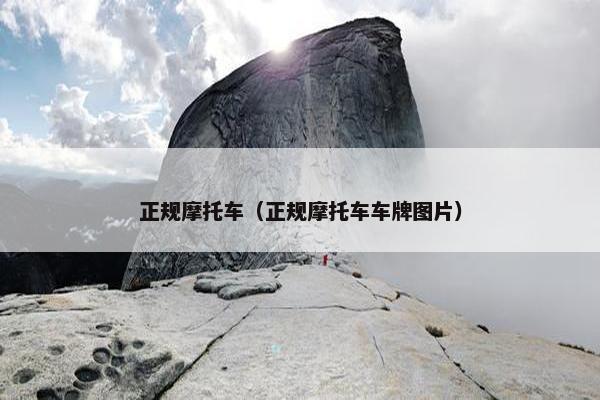正规摩托车（正规摩托车车牌图片）