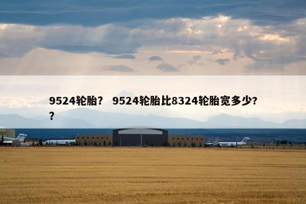9524轮胎？ 9524轮胎比8324轮胎宽多少?？