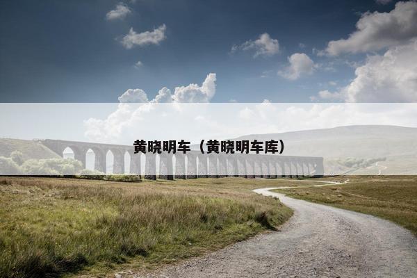 黄晓明车（黄晓明车库）