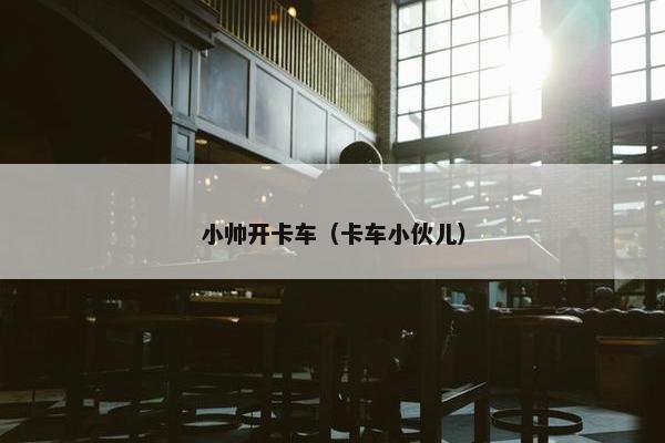 小帅开卡车（卡车小伙儿）
