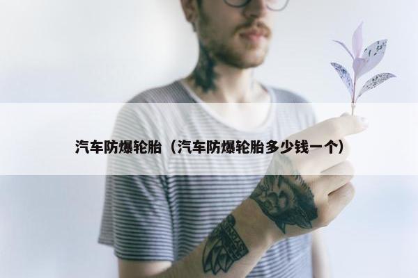 汽车防爆轮胎（汽车防爆轮胎多少钱一个）