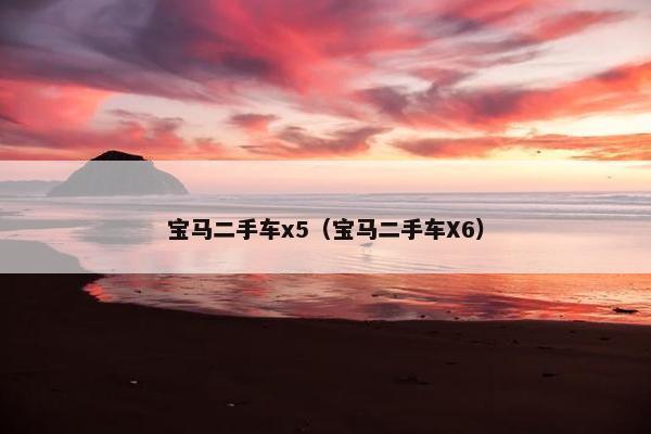 宝马二手车x5（宝马二手车X6）