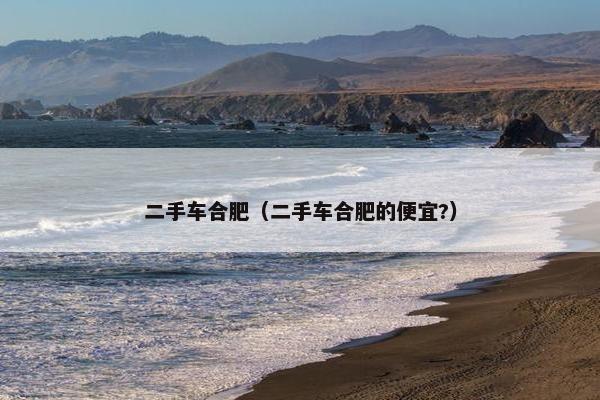 二手车合肥（二手车合肥的便宜?）