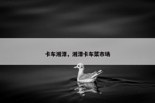 卡车湘潭，湘潭卡车菜市场