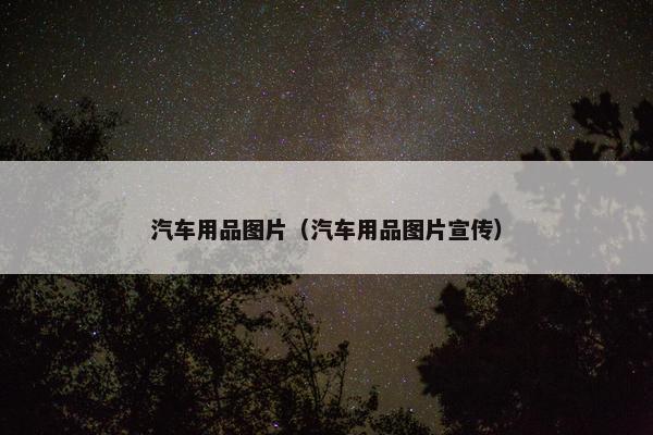 汽车用品图片（汽车用品图片宣传）