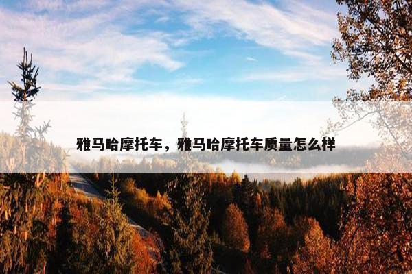 雅马哈摩托车，雅马哈摩托车质量怎么样