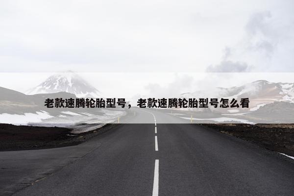 老款速腾轮胎型号，老款速腾轮胎型号怎么看