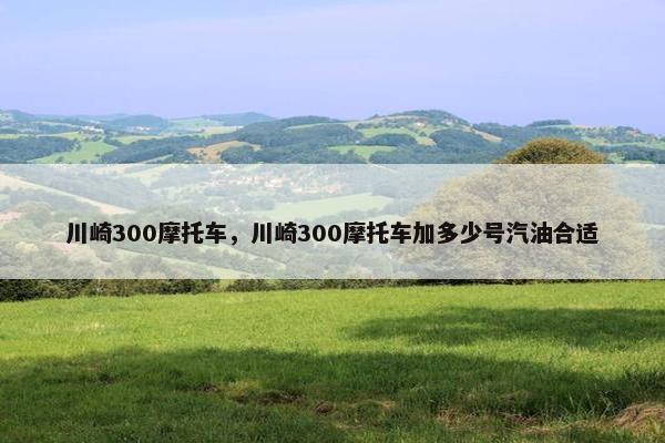 川崎300摩托车，川崎300摩托车加多少号汽油合适