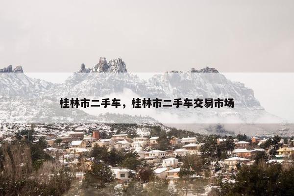 桂林市二手车，桂林市二手车交易市场