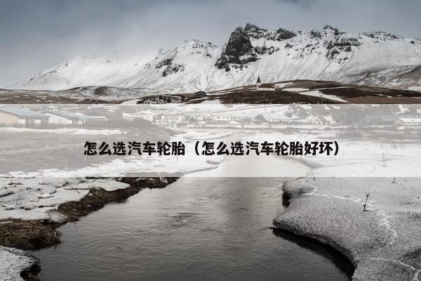 怎么选汽车轮胎（怎么选汽车轮胎好坏）