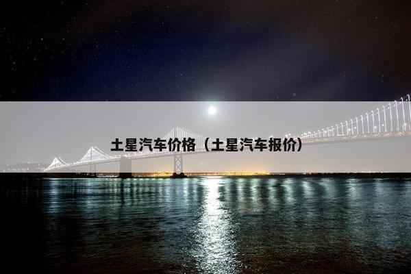 土星汽车价格（土星汽车报价）