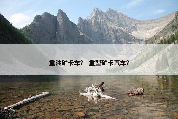 重油矿卡车？ 重型矿卡汽车？
