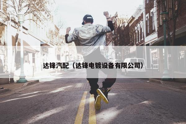 达锋汽配（达锋电镀设备有限公司）