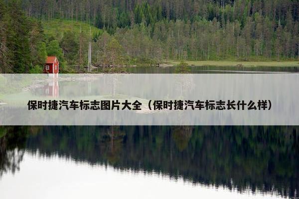 保时捷汽车标志图片大全（保时捷汽车标志长什么样）