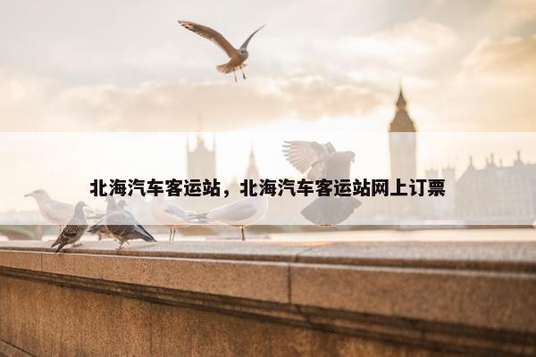 北海汽车客运站，北海汽车客运站网上订票
