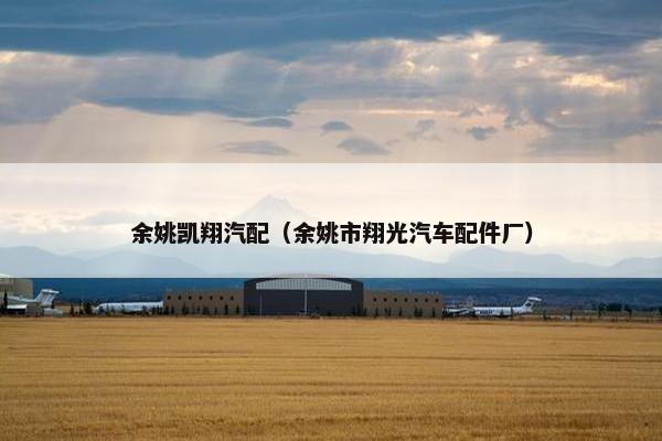 余姚凯翔汽配（余姚市翔光汽车配件厂）