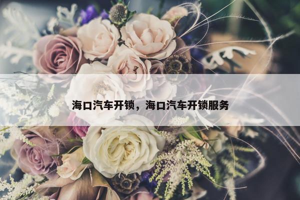 海口汽车开锁，海口汽车开锁服务