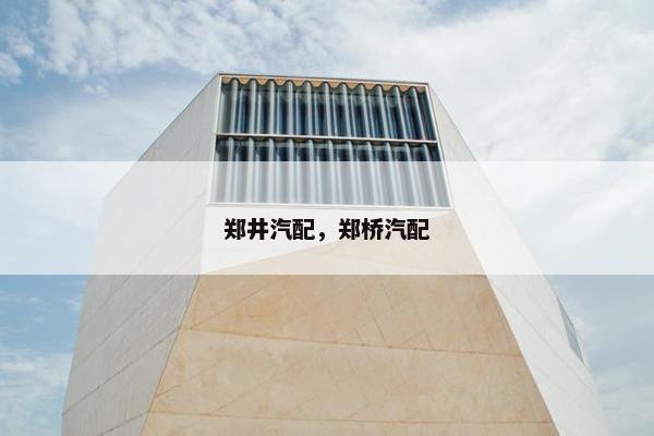 郑井汽配，郑桥汽配