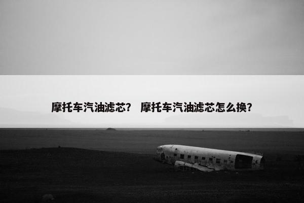 摩托车汽油滤芯？ 摩托车汽油滤芯怎么换？