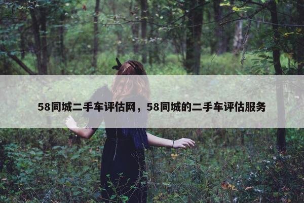 58同城二手车评估网，58同城的二手车评估服务