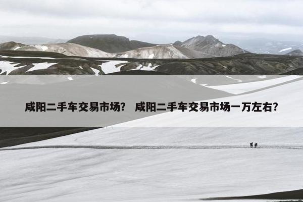 咸阳二手车交易市场？ 咸阳二手车交易市场一万左右？