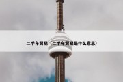 二手车贸易（二手车贸易是什么意思）