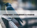 汽车购置税税率（汽车购置税税率2024年新政策）
