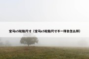 宝马x5轮胎尺寸（宝马x5轮胎尺寸不一样会怎么样）