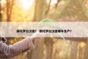 摩托罗拉汉显？ 摩托罗拉汉显哪年生产？