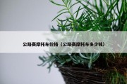 公路赛摩托车价格（公路赛摩托车多少钱）