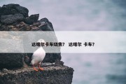 达喀尔卡车烧焦？ 达喀尔 卡车？