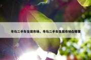 寻乌二手车交易市场，寻乌二手车交易市场在哪里