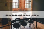 桑塔纳皮卡车图片价格表（桑塔纳suⅴ报价大全）