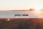 徐贤卡车，徐贤视频