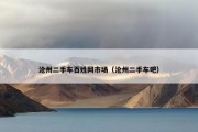 沧州二手车百姓网市场（沧州二手车吧）