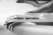 800摩托车？ 独狼800摩托车？