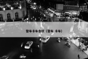 警车卡车合伙（警车 卡车）