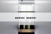 王红军卡车？ 王红宝卡车？